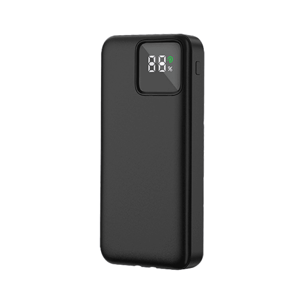 Wiwu Led Display 22.5w 10000mah Power Bank with Built-in Cable