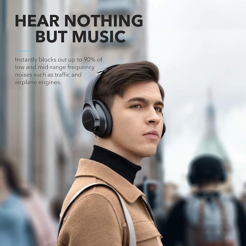 Anker Soundcore Life Q20 Noise Cancelling & Hi Res Audio - Black