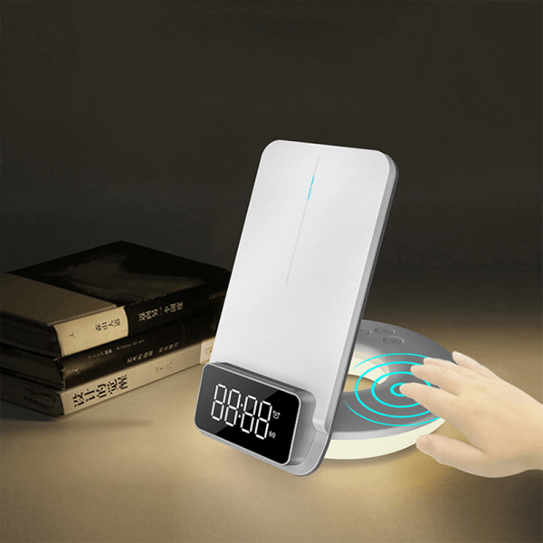 Wiwu m11w automatic positioning 15w 4 in 1 wireless charger - white