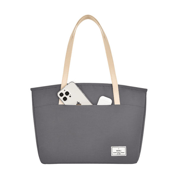 Wiwu ora tote women bag for 14" laptop - gray