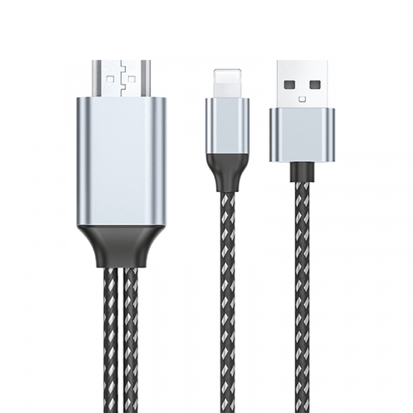 WiWU X7L Lightning USB-A to HDMI Cable 1.2m