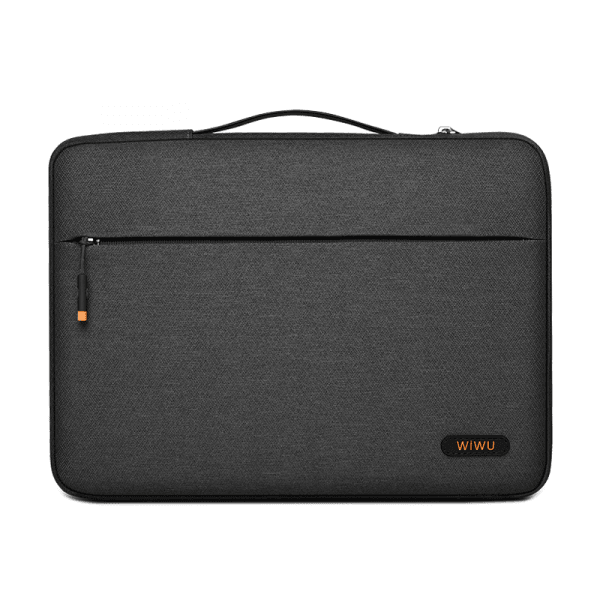 Wiwu Pilot Water Resistant High-Capacity Laptop Sleeve Case 13.3" 14'' 14.2" - Black