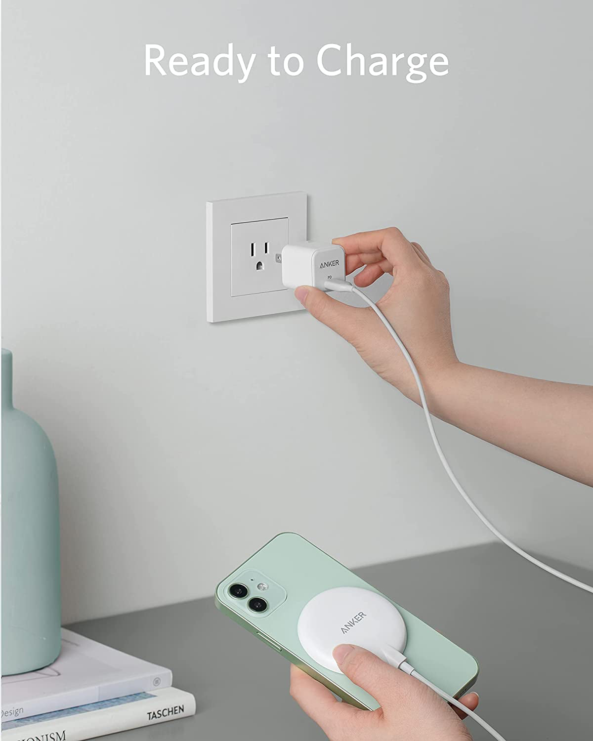 شاحن Anker PowerPort III بقدرة 20 وات مكعب