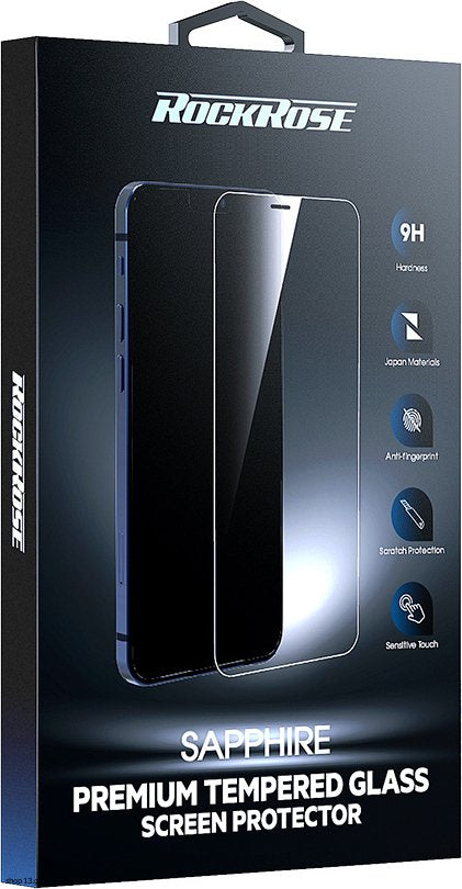 RockRose Sapphire Tempered Glass for iPhone 13 & 13 Pro