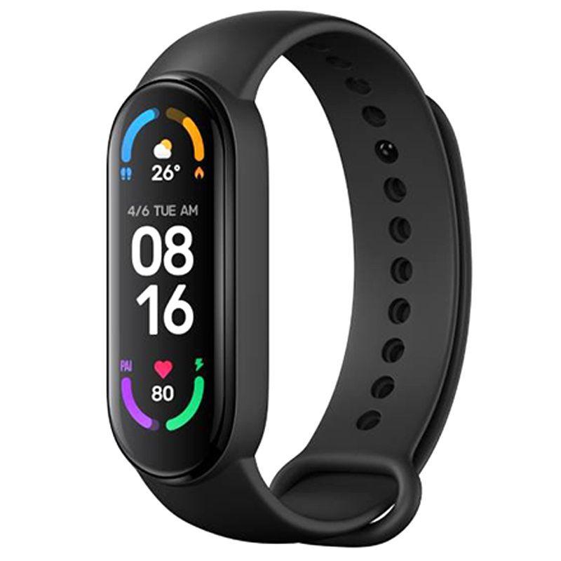 Mi Smart Band 6 Strap (3-Pack) (Black, Orange, Blue)
