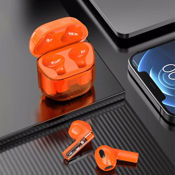 WIWU Ghost Appearance TWS Earbuds - Orange