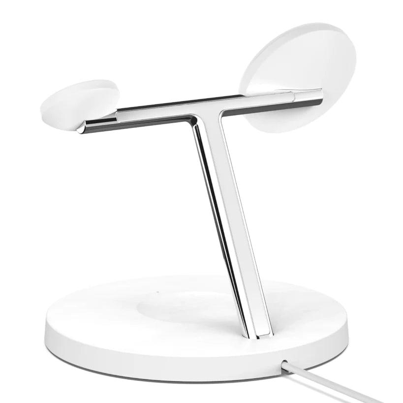 Belkin 3 in 1 15W MagSafe Wireless Charger for Apple Devices - White & Black